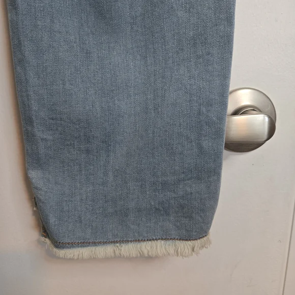 Eileen Fisher Frost Slim Ankle Jean New With Tag Sz 14